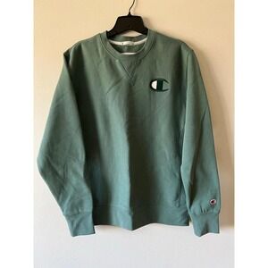 Champion Olive Green Crewneck Sweatshirt Medium NWOT